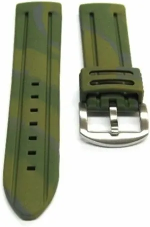 Seamaster mythology overcome monitor Planet Ocean Green Ewatchparts 18mm Rubber Military Diver Watch Band Strap Compatible With Omega 