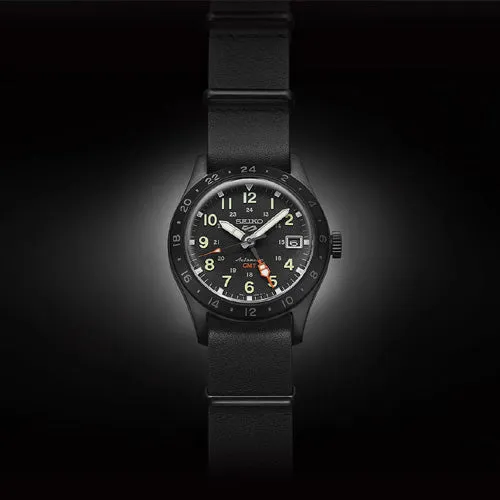 Seiko 5 Sports Black Dial Men 39.4mm