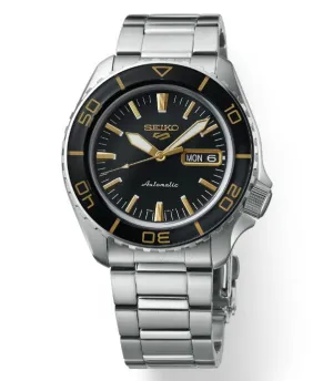 Seiko 5 Sports SKX Automatic Black sunray dial Stainless steel Men's Watch Watch SRPK99