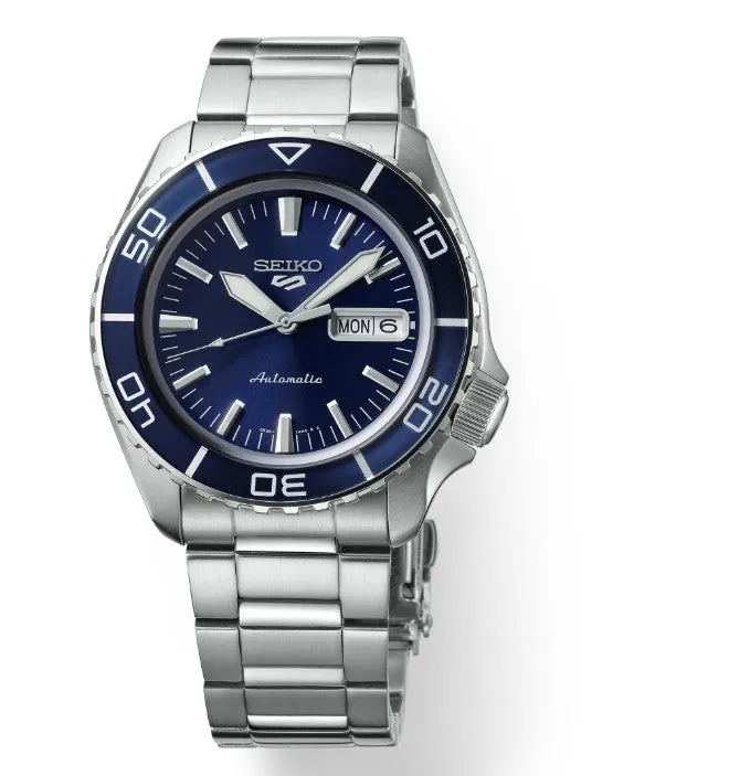 Seiko 5 Sports SKX Automatic Blue sunray dial Stainless steel Men's Watch Watch SRPK97