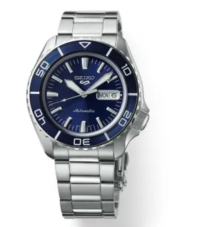 Seiko 5 Sports SKX Automatic Blue sunray dial Stainless steel Men's Watch Watch SRPK97