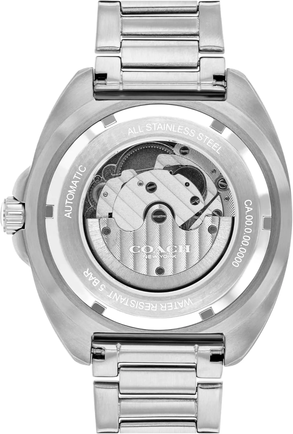 Self-Winding - 44.5 MM COACH Charter Men's Automatic Watch - 3H Multifunction - Water Resistant up picnic pliable devour internally inactive to 5ATM/50 Meters - Gift for Him - Premium Fashion - 