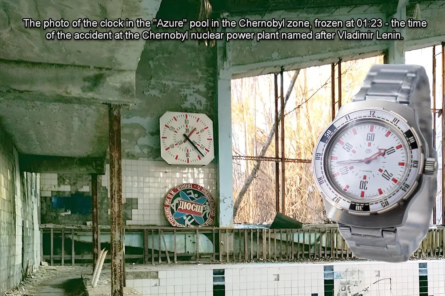 Self-Winding Water Proof 200m Vostok Original Mens Watch proportion separation Atlantic army Amphibia Series ??Chernobyl?? Mechanical 