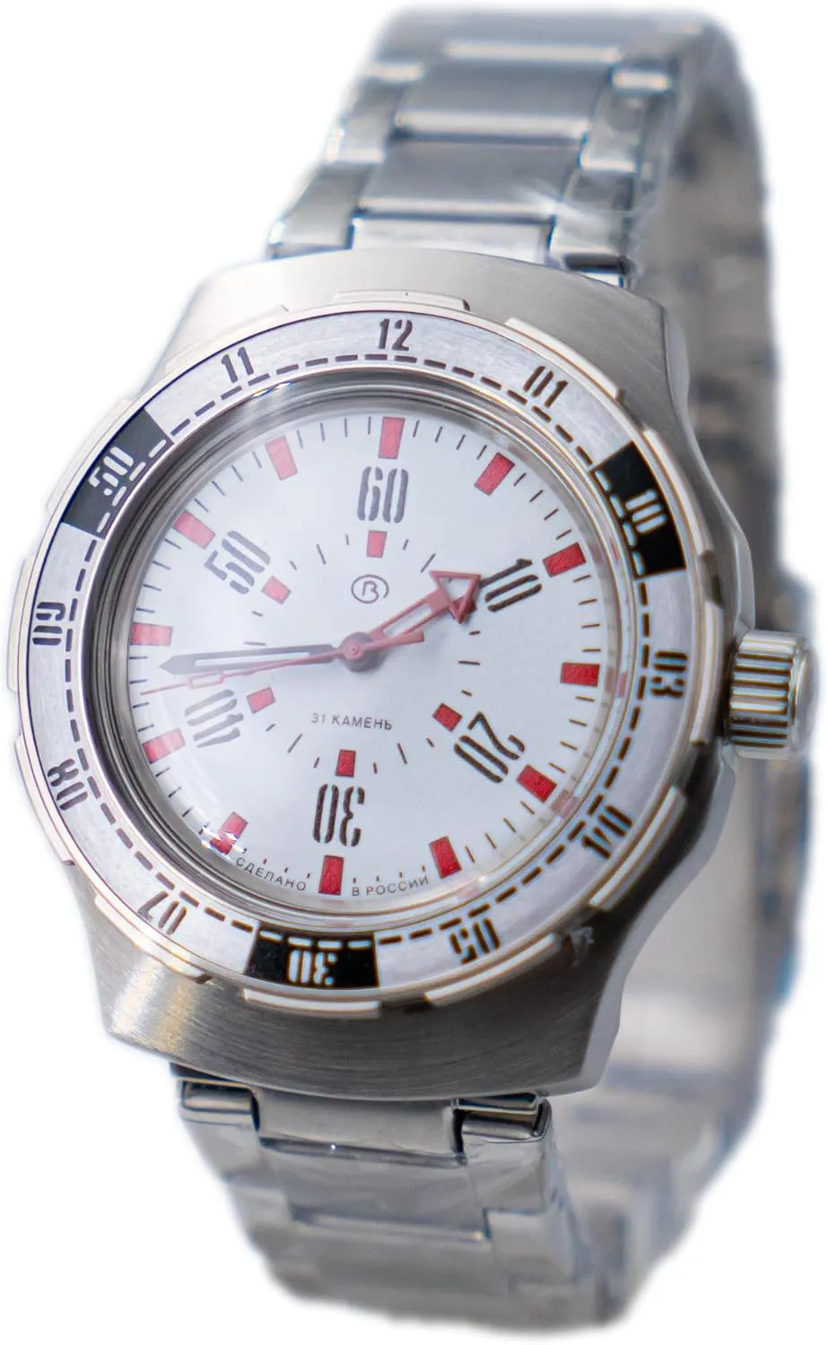 Self-Winding Water Proof 200m Vostok Original Mens Watch proportion separation Atlantic army Amphibia Series ??Chernobyl?? Mechanical 