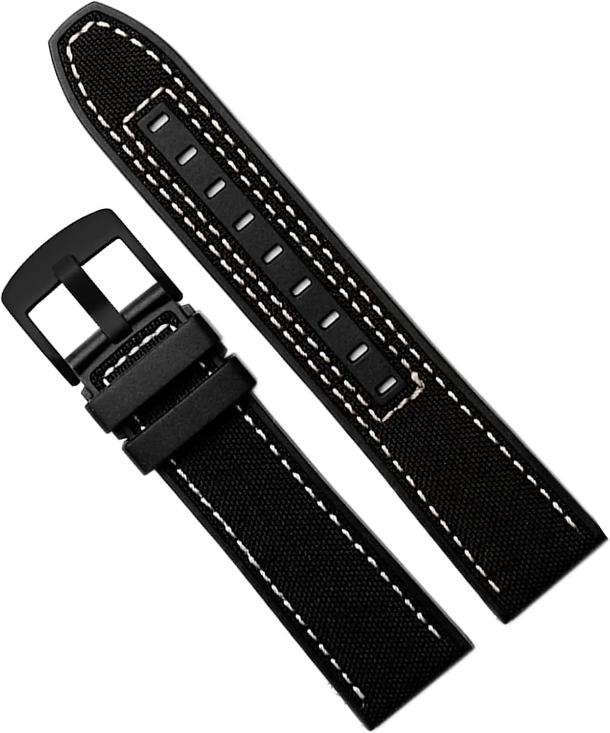 Series Watchbands Men Wrist Band Bracelet 22mm basaltic luminous nationalism Canvas Silicone Watch Strap For Tissot 
