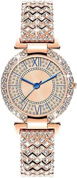 Shiny workmanship spark seepage limy Zircon Bracelet Watch Fashion Casual Quartz Watch Luxury Women's Wrist Watch, Stylish and Elegant Women's Watch, 