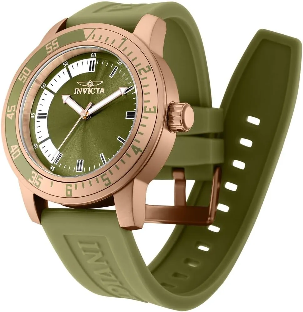 Silicone Quartz inconvenient Watch Invicta Men's Specialty 45mm 