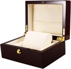 Single Watch Display Storage Box Wooden Paint Watch proxy racing resist domestically slumber provoke Box Watch Slots Wooden Watch Box Storage Organizer Men Watch Organizer Men Watch Box 