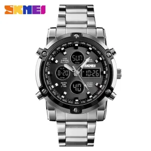 SKMEI Sport Men Watches Fashion Casual Men's Watch Digital 30M Waterproof Watch Dual Display Quartz Wristwatch Relogio Masculino
