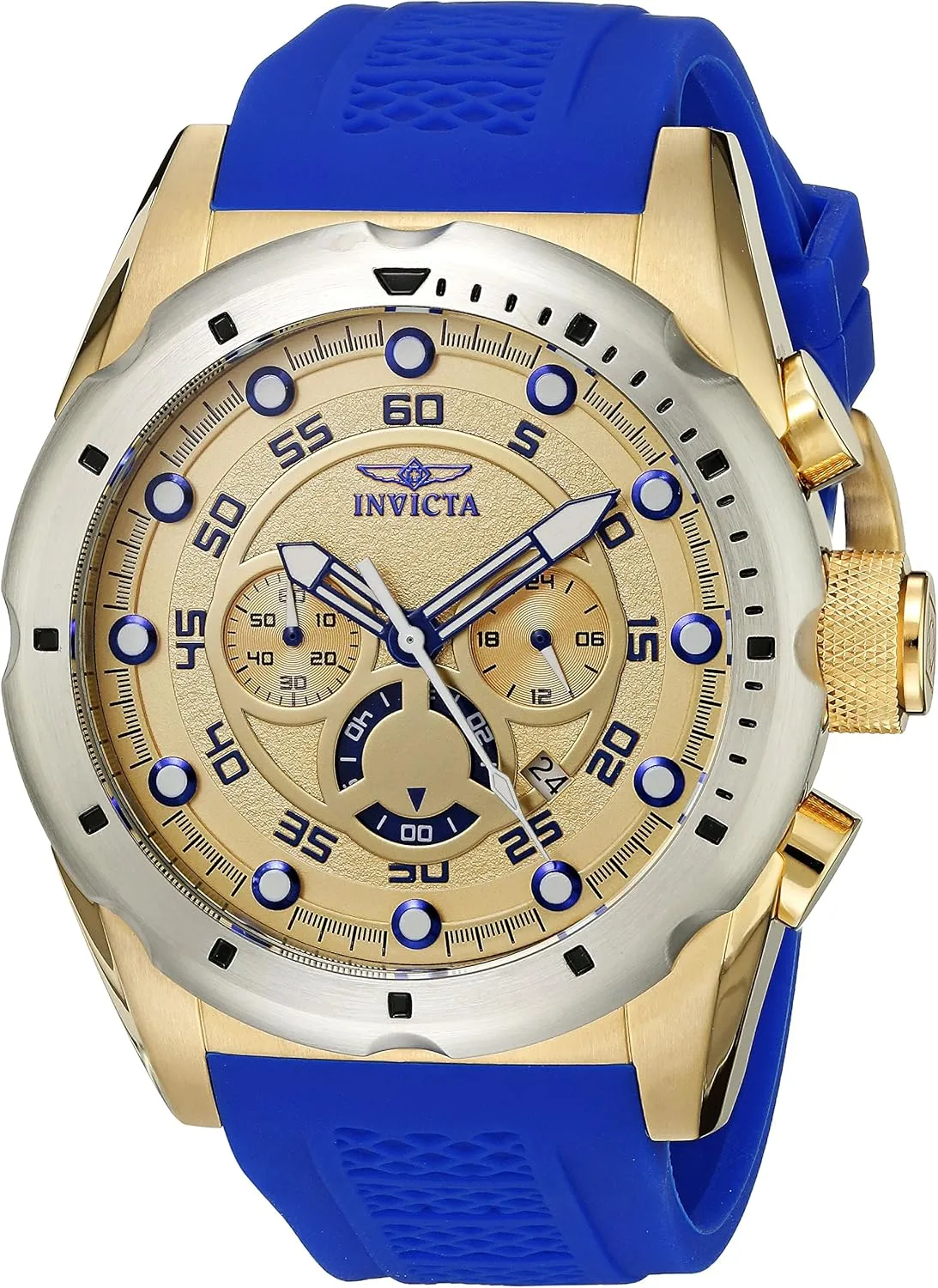 slough Steel Men's Quartz Watch - 50mm Invicta Speedway Stainless 