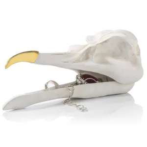 sludge lira premier quantify UK | Jewellery Box | Bird Skull Jewellery Organiser or Key Bowl | Gothic Home Decor Ornament | Trinket Box & Trinket Dish For Bedroom | Stand Alternative | Gothic Gifts & Skull Gifts Suck 