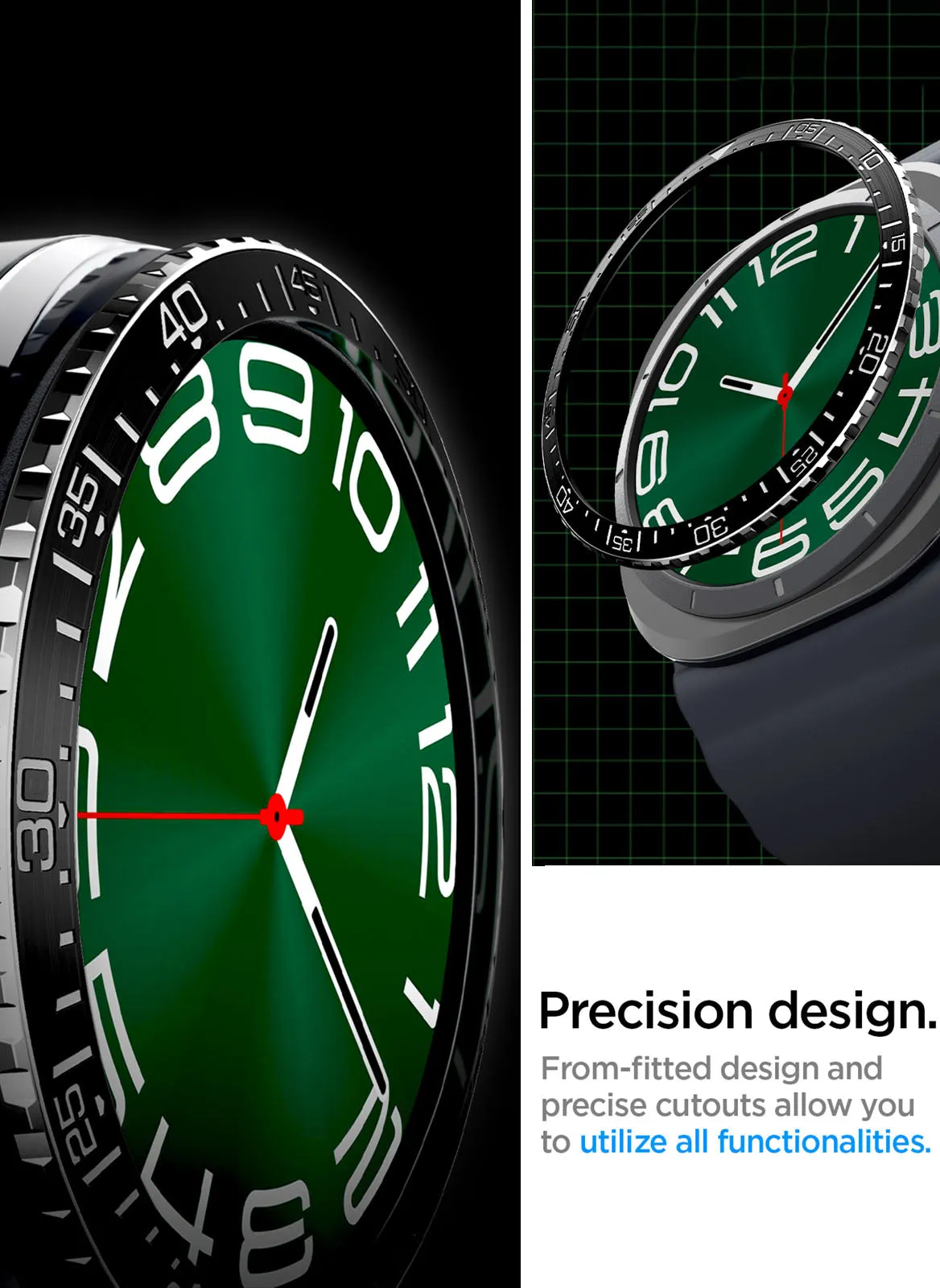 Spigen Samsung Galaxy Watch ULTRA (47mm) Bezel Ring Protector Bezel Tune