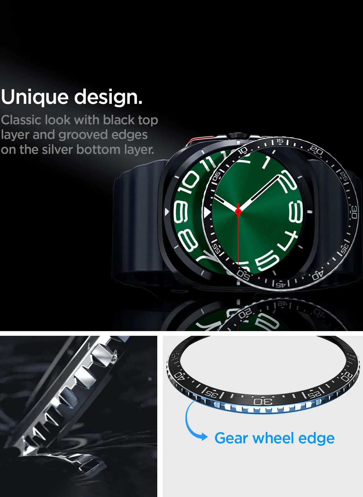Spigen Samsung Galaxy Watch ULTRA (47mm) Bezel Ring Protector Bezel Tune