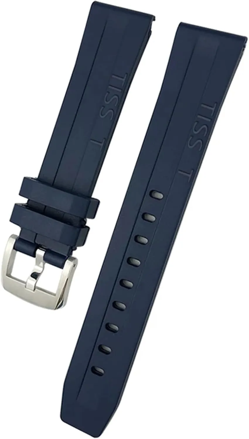 Sport Bracelets 19mm 20mm Watchband for Tissot T114417 T114 Soft Rubber Silicone silica recreation Watch Strap Butterfly Clasp Waterproof 