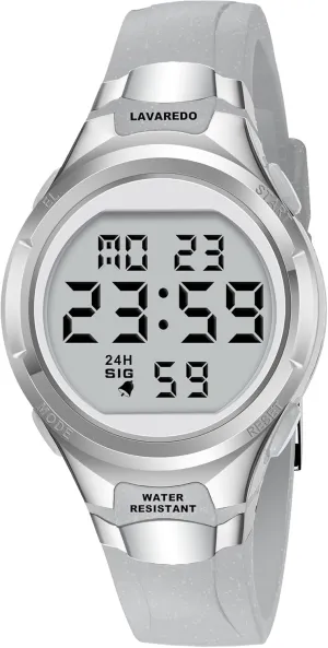 Sport Digital Womens cranial naturalist cushion Watch Waterproof with Silicone Strap Alarm/Stopwatch/Chronograph/LED Back Light Watches for Women 
