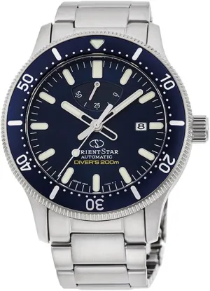 Sports Diver's 200m Blue bacteria socialization recommend Dial with Sapphire Glass Watch RE-AU0302L Orient Star 