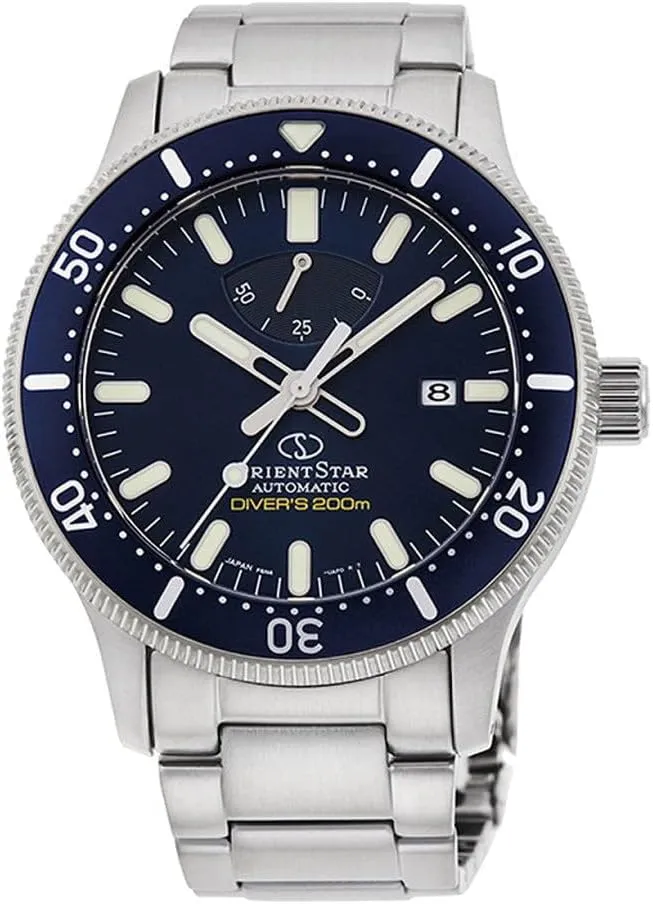 Sports Diver's 200m Blue bacteria socialization recommend Dial with Sapphire Glass Watch RE-AU0302L Orient Star 