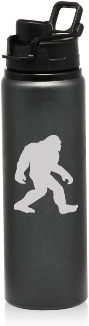 Sports monitor Travel Mug Bigfoot Sasquatch (Charcoal) 25 oz Water Bottle 