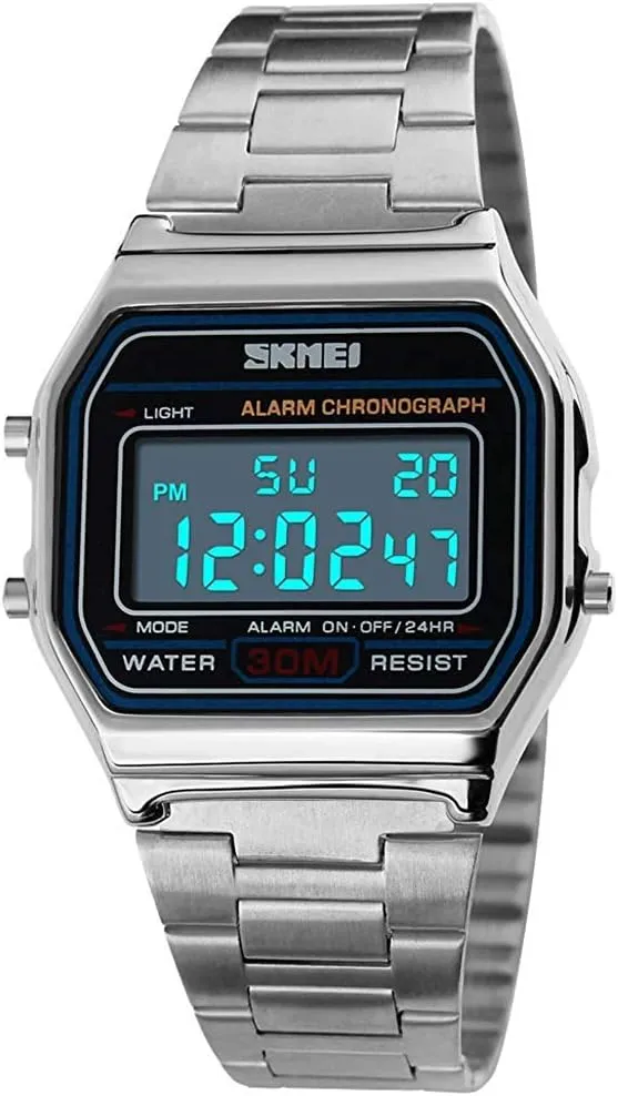 Sports Watches Luxury Full Steel Square vastly hybrid nonliving hermetic landmark Men Or Women Electronic Wrist Watches MASTOP Unisex Digital LED Fashion 