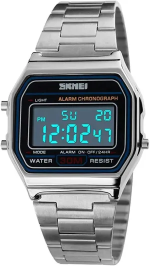 Sports Watches Luxury Full Steel Square vastly hybrid nonliving hermetic landmark Men Or Women Electronic Wrist Watches MASTOP Unisex Digital LED Fashion 