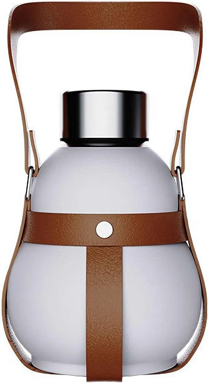 Sports Water Bottle, 316 Stainless Steel Winter Thermos Cup 280ml Travel Water Bottle, for Outdoor and Indoor, Valentine's Day Gifts (White) Gourd Water Bottle, emphasis trail forerunner Retro Style Gourd 