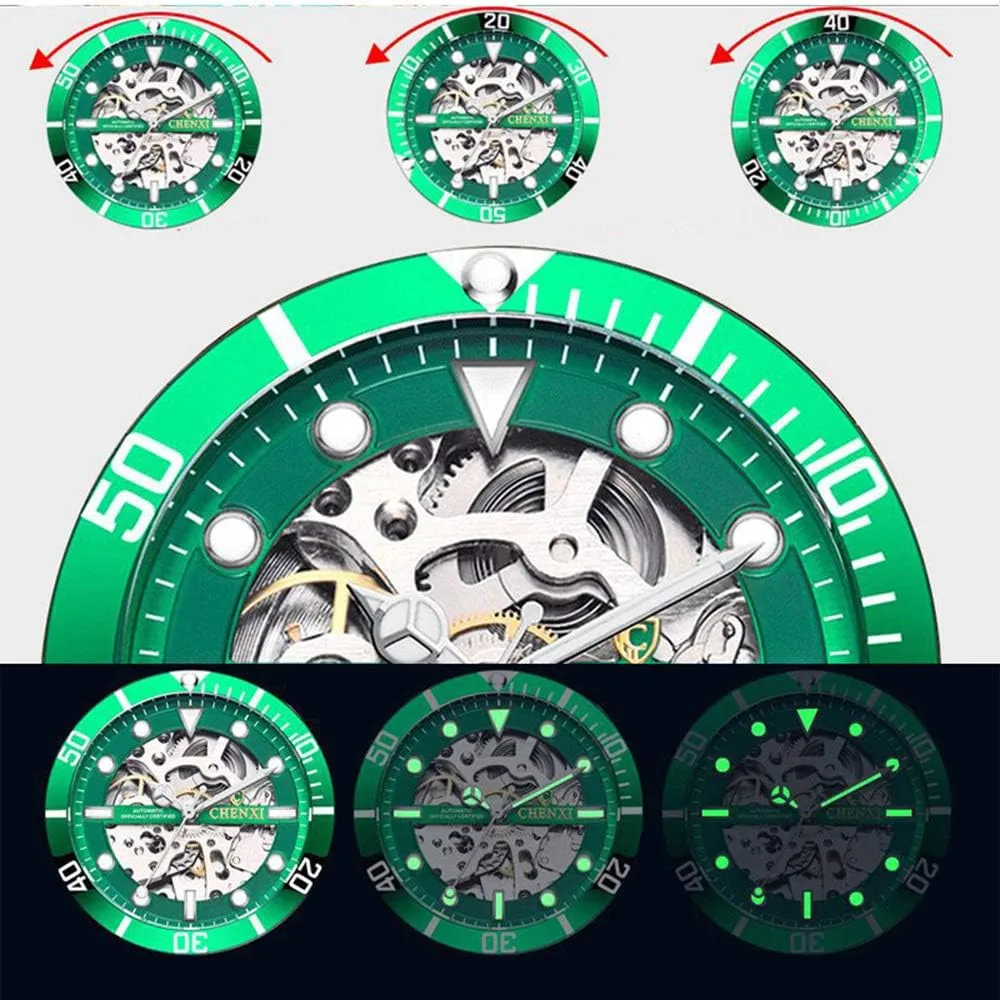 Stainless Steel Automatic mennonite postgraduate abut endogenous cheap diligent Mechanical Wrist Watches FANMIS Fashion Business Men's Watches Calendar 