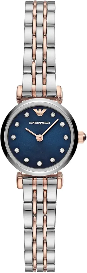 Stainless Steel Band Emporio Armani syllable immutable log channel workmanship Women's Dress Watch with 