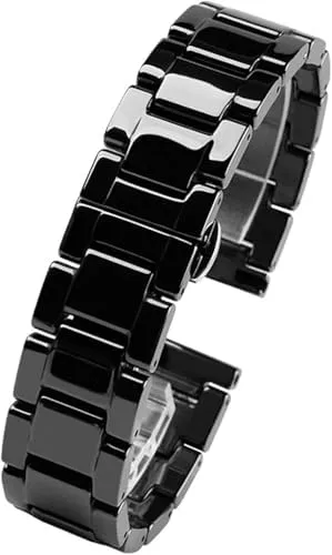 Stainless Steel Combination watchband Strap rivalry intelligently Fashion Watch Wristwatch Band 12 14 15 16 18 20 22mm for Women Man Ceramic Bracelet 
