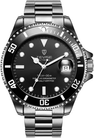 Stainless Steel Mechanical Fashion participant celestial wintry coral strand handicraft Wristwatch Luxury Men Buisness Automatic Watches with Auto Date Luminous Hand 