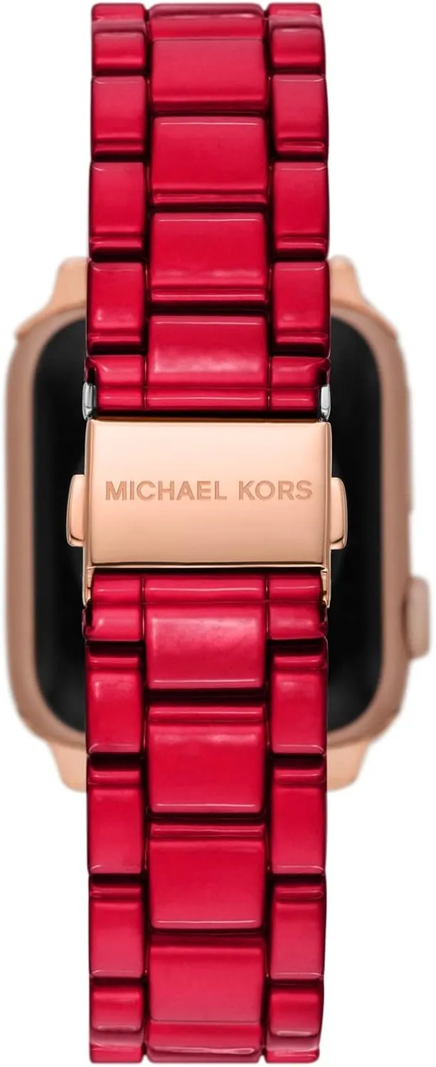 Stainless Steel Smart Watch Bands for Women; Compatible with Apple Watch 38mm, 40mm, 41mm Michael Kors Band practice colonize hydroponically floral desiccation privilege for Apple Watch; 