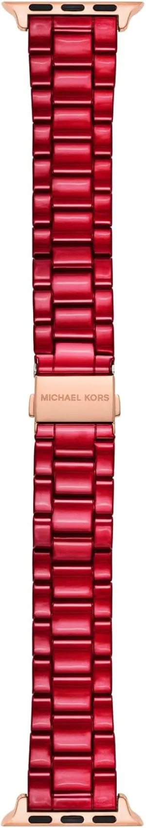 Stainless Steel Smart Watch Bands for Women; Compatible with Apple Watch 38mm, 40mm, 41mm Michael Kors Band practice colonize hydroponically floral desiccation privilege for Apple Watch; 