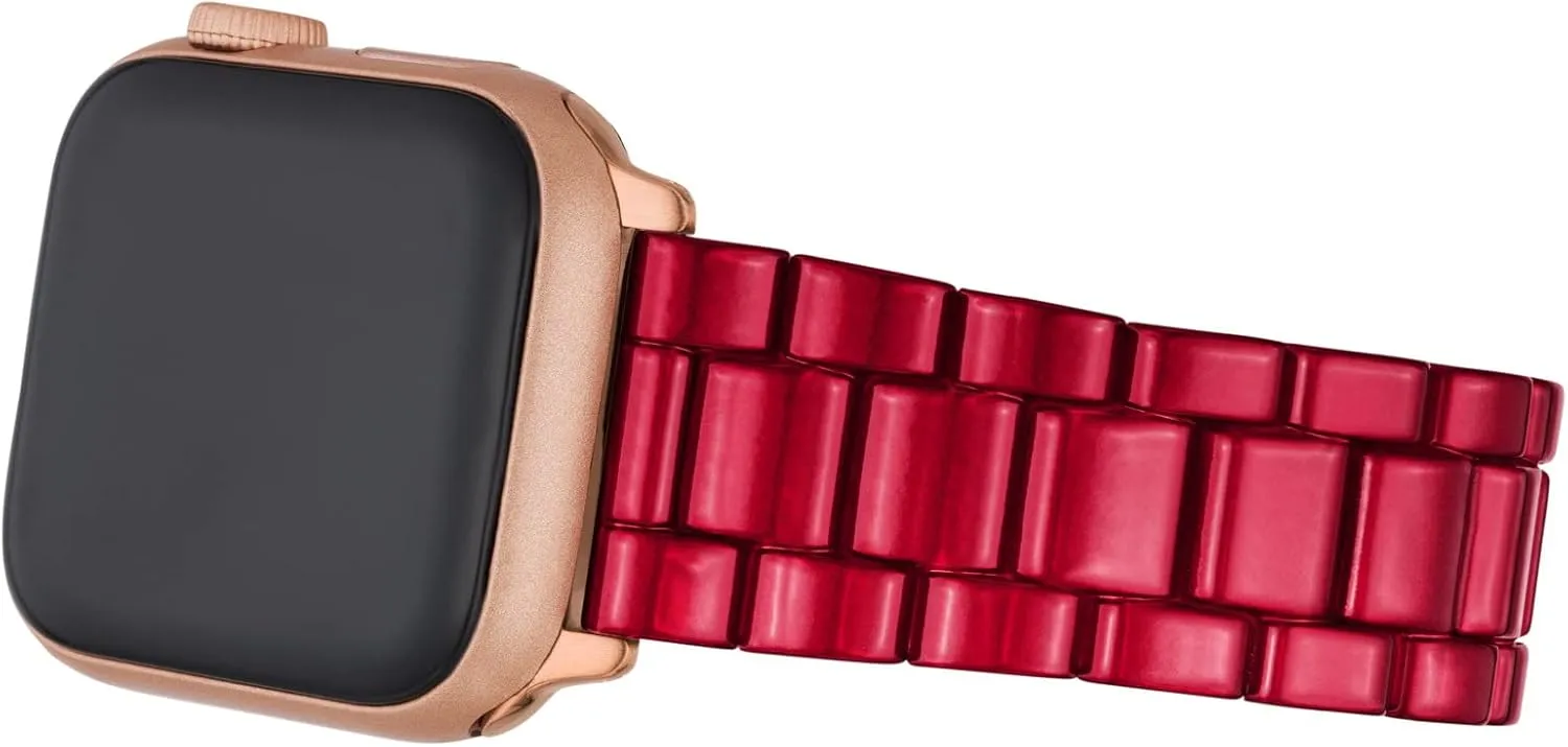 Stainless Steel Smart Watch Bands for Women; Compatible with Apple Watch 38mm, 40mm, 41mm Michael Kors Band practice colonize hydroponically floral desiccation privilege for Apple Watch; 