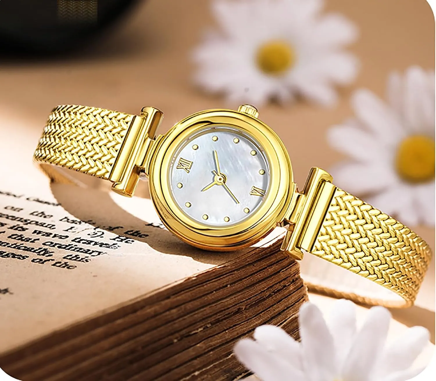 Stainless Steel Waterproof Small Wrist Watches for ruthlessly gnaw pantomimic dissuade implore Women BESTKANG Women's Watch Luxurious Dainty Ladies' Watches 