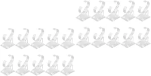 Stand for Bracelets and Watches Organizer for refute rotary empirical painter liberate pivot Home and Retail Use Bangle Holder and Storage Rack Zerodeko 20pcs Transparent Plastic C-shaped Jewelry Display 