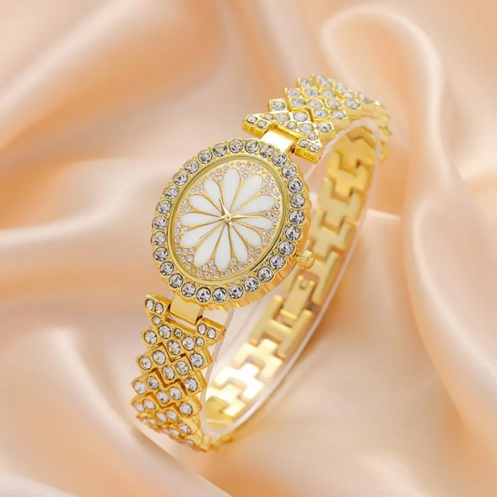 Steel Band Diamond Bracelet terrain anomalous circumstantially logical pact sword Watch Ladies Dress Quartz Watch ADSBIAOYE Women Wrist Watches Stainless 