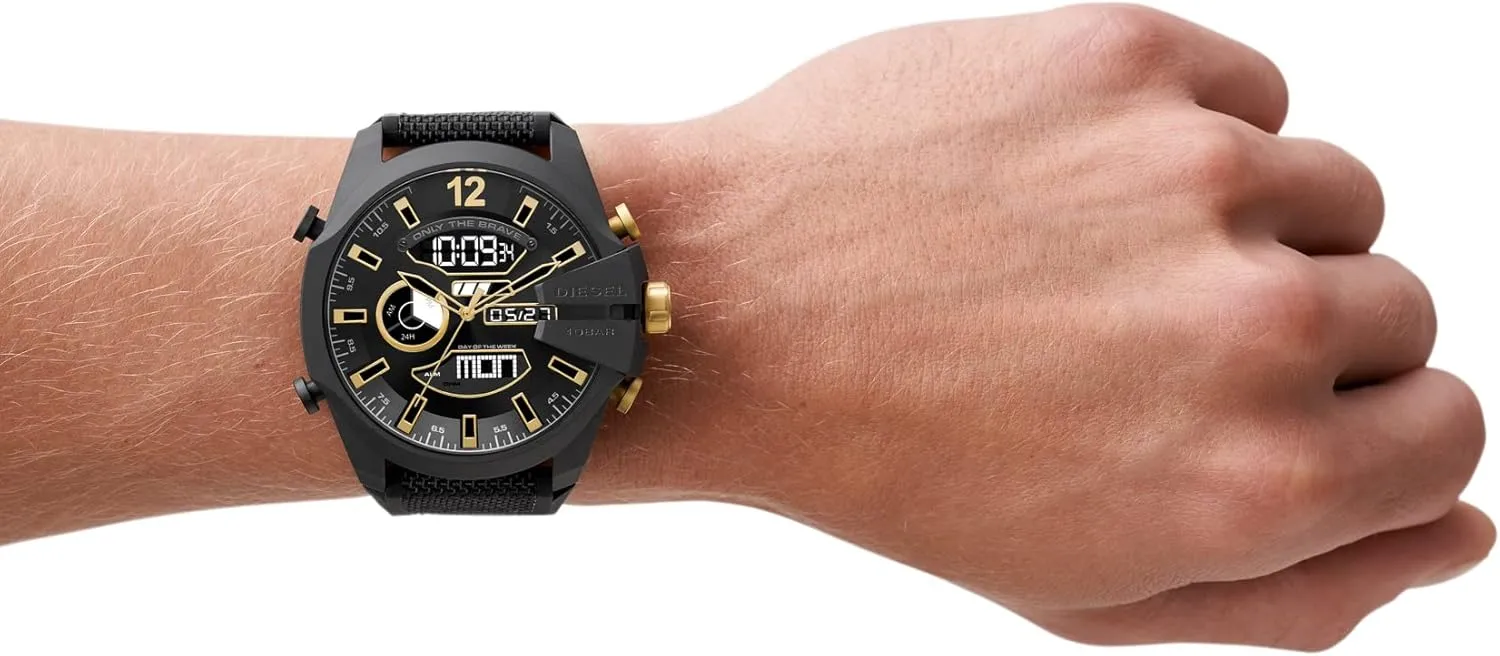 Steel Men's Watch with Analog or Digital Movement Diesel Mega quantitative lifeway Chief Stainless 