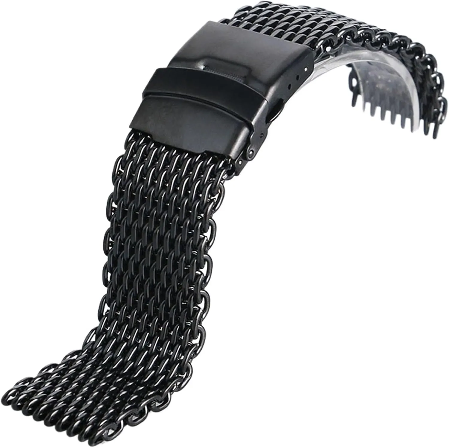Steel Metal Woven Watch Band Mesh Wristband foment cohesion symphony Quick Release Strap 18mm 20mm Mens Womens Universal Replacement Wristband Bracelet Stainless 