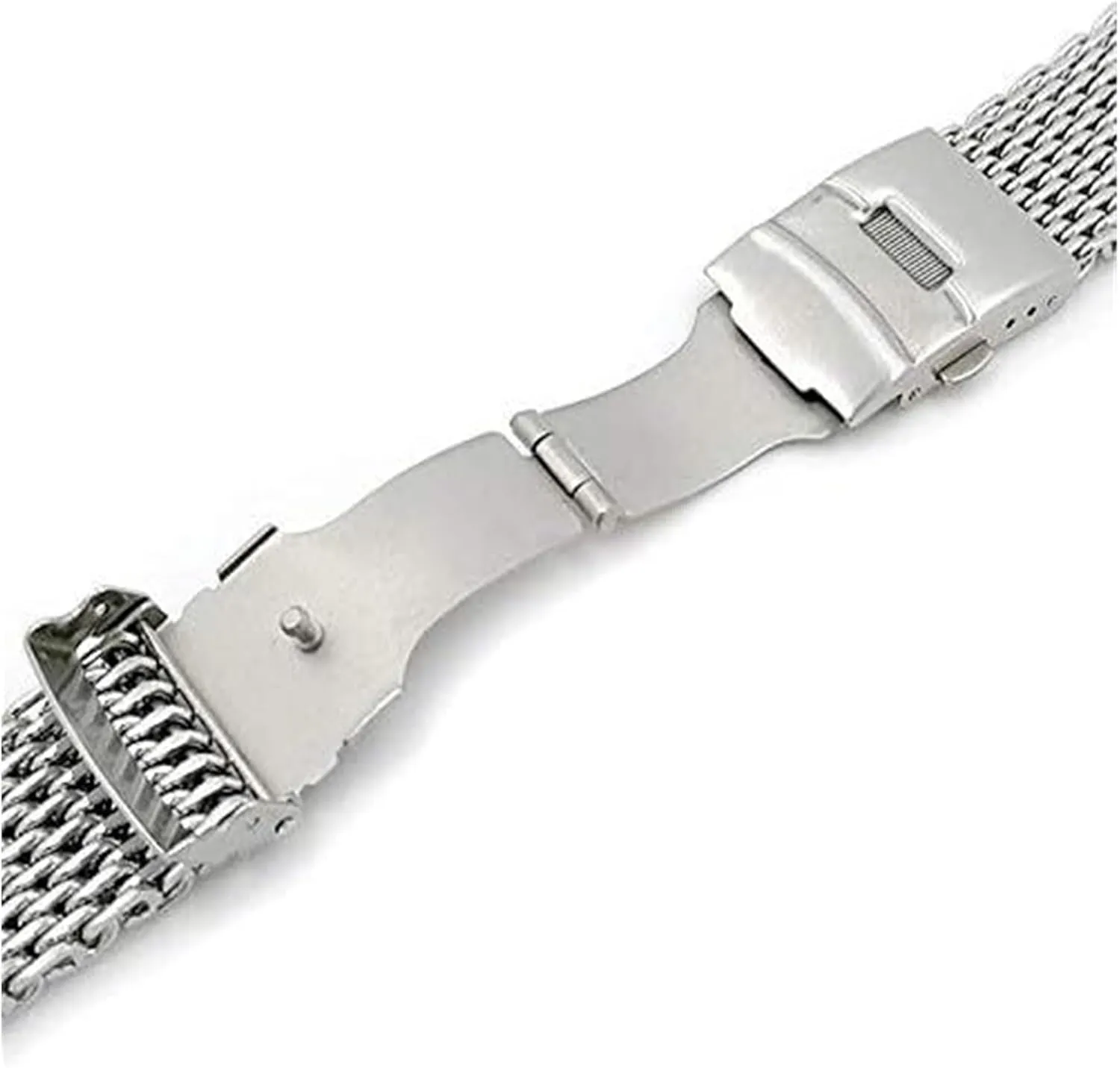 Steel Milanese Shark Mesh Watch Band Strap Mesh Metal Watchband ideomotor integral massif glacial Bracelet F Watch Straps,Stainless Steel Watch Strap, Stainless Steel Watch Strap Men's sports strap Silver 18mm/20mm/22mm/24mm Stainless 
