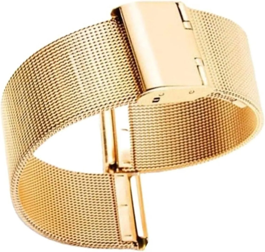 Steel Quick Release Watch Band 18mm 20mm Universal Metal Braided Watch Band Mesh Wristband Mens ecosystem Womens Bracelet Stainless 