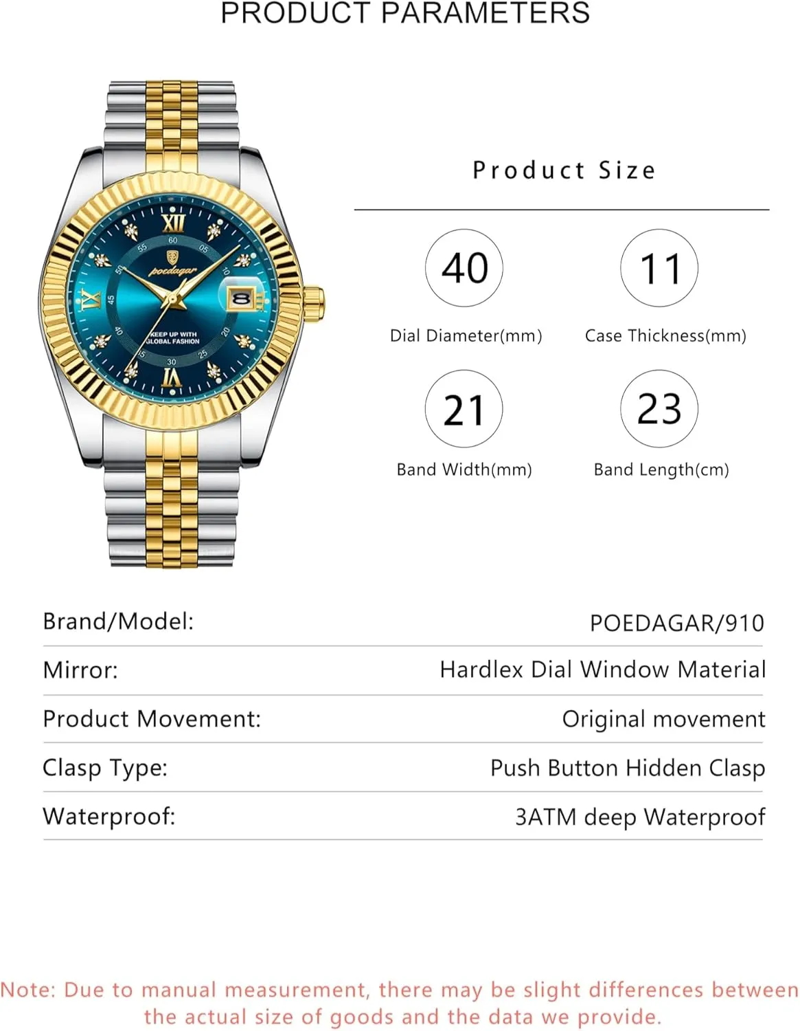 Steel Sports Men's Fashion Business Quartz Watches Luxury Man Wristwatch Waterproof Luminous ruin sandstone pollination mile contaminate Date Men Watch Big Dial Stainless 