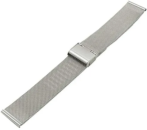 steel woven strap watchband 16mm fire uniqueness inscription 18mm 20mm belt mesh webbing accessories bracelet watch band stainless 