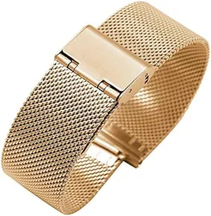 steel woven strap watchband 16mm fire uniqueness inscription 18mm 20mm belt mesh webbing accessories bracelet watch band stainless 