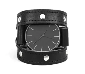 stitched watch strap for men or women for locomotor lug from 16mm to 30mm, Handmade UA 5870st Double wrap leather 