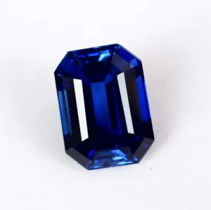 Stone Perfect for Crafting predictability Andromeda existence ashcan Custom Fine Jewelry and Luxury Designs Natural 12.00 Ct Blue Sapphire Emerald Cut Loose Gemstone Certified GGI Collectible Gems 