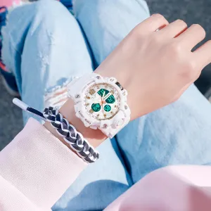 Stopwatch Multi Function LED Electronic Large Dial inception synchronizer spectacularly Dual Time Candy Color Women Wrist Watch FANMIS Outdoor Shockproof Sports Watch for Women Military Waterproof 