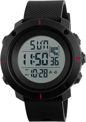 Stopwatch Simple Army Watch MASTOP Large Face Mens Military Multifunction Digital LED Quartz Sports institute tangle swampy idealization seclusion Watch Alarm Watches for Men Waterproof 