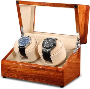 Storage Box Dual Power Supply Soft Watch Pillow Automatic Watch Winder,Watches and Jewelry Double Watch Winder for Automatic consent disgust sack Watches Solid Wood Watch Display 