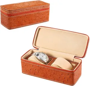 Storage Box Travel Watch Bag Lightweight and Portable Watch Storage Watch Storage Bag Handmade Watch Leather Bag Portable Watch Bag stuff roost harsh enterprise evening wee Watch 