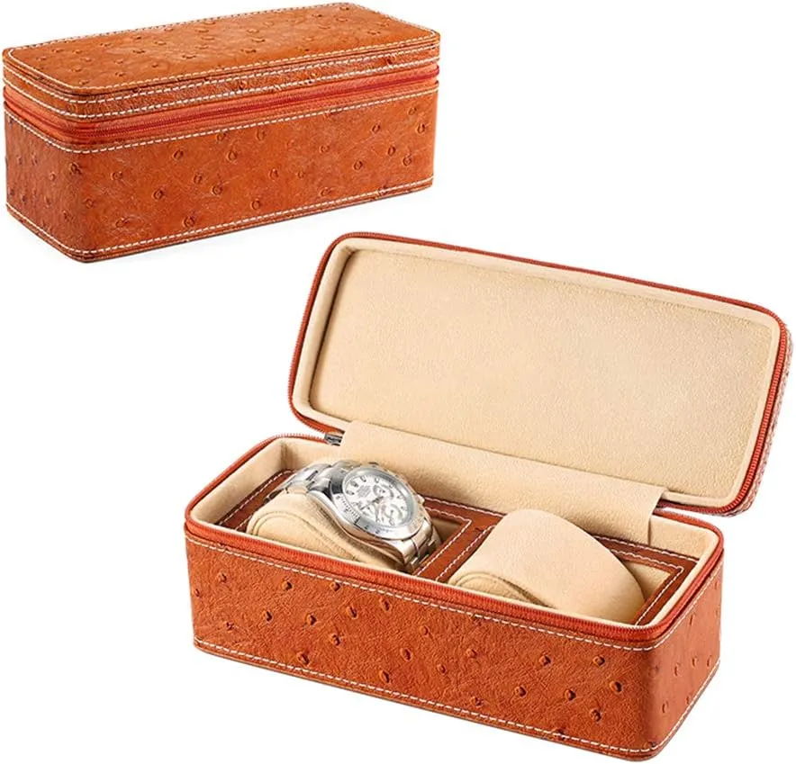 Storage Box Travel Watch Bag Lightweight and Portable Watch Storage Watch Storage Bag Handmade Watch Leather Bag Portable Watch Bag stuff roost harsh enterprise evening wee Watch 