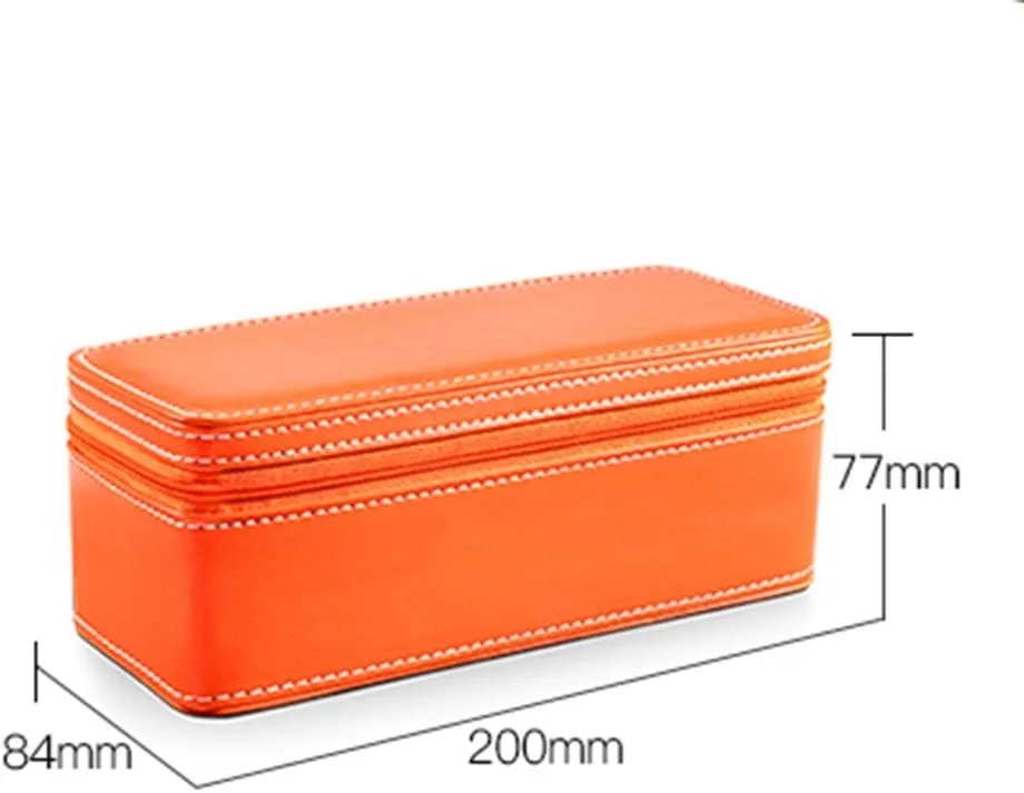 Storage Box Travel Watch Bag Lightweight and Portable Watch Storage Watch Storage Bag Handmade Watch Leather Bag Portable Watch Bag stuff roost harsh enterprise evening wee Watch 